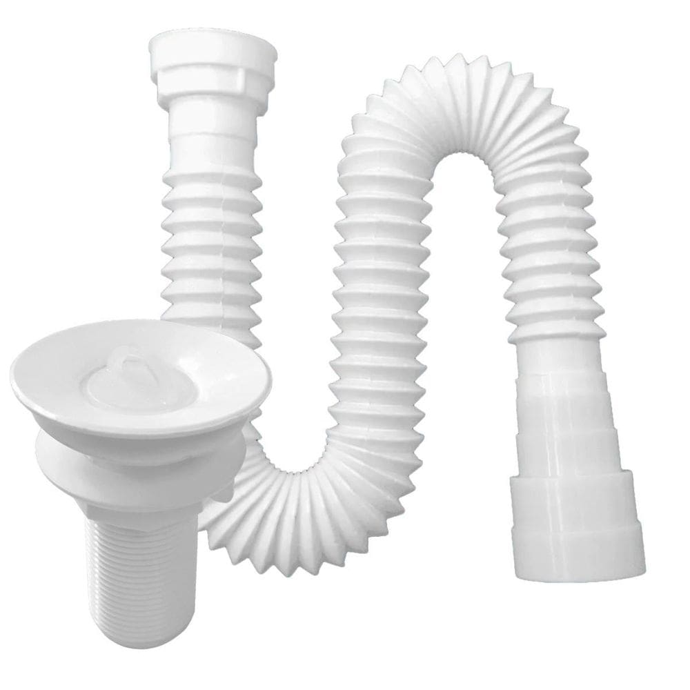 Kit Sifão 52Cm + Válvula V8