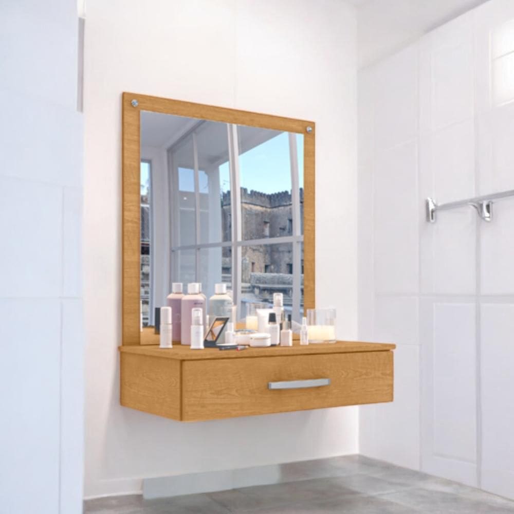 Penteadeira Moderna Elegante Pétala Naturalle