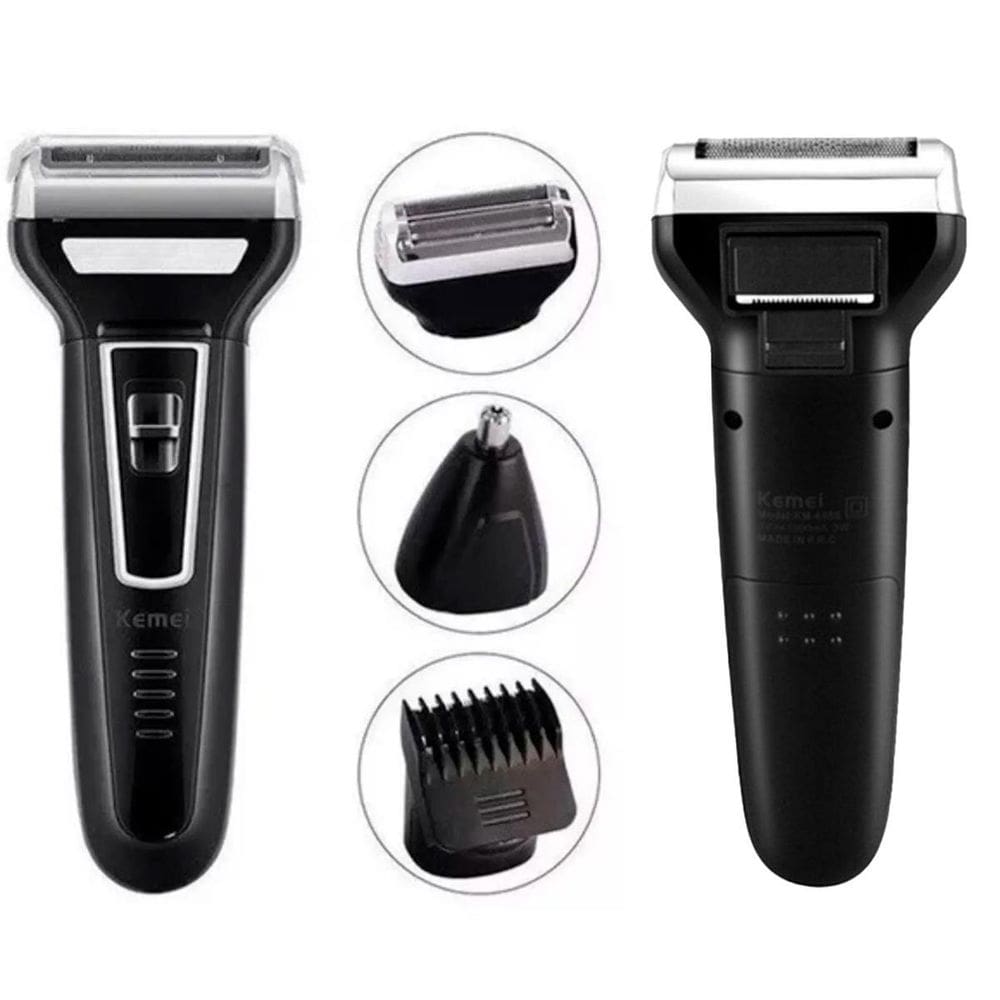 Kemei 3 Em 1 Sem Fio Para Barba E Nariz