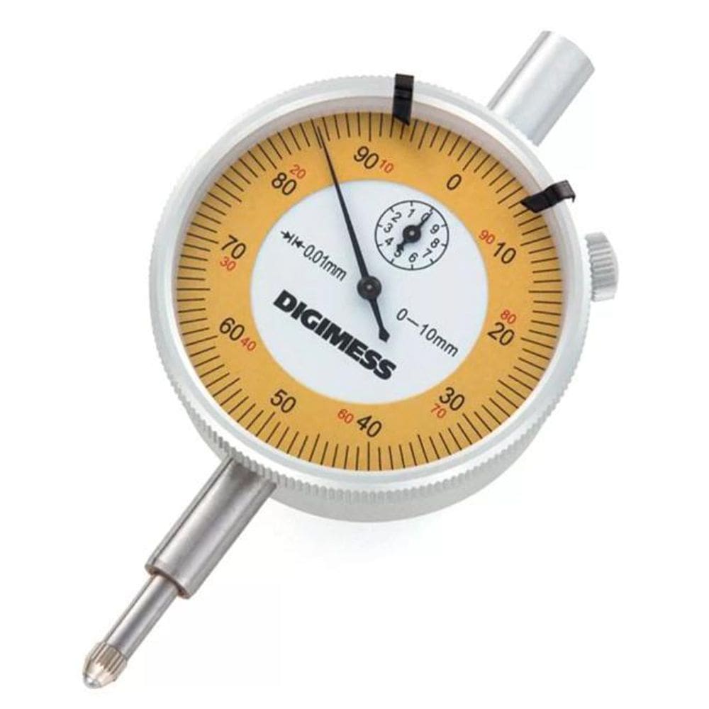 Relógio Comparador Mecânico 0-10Mm X 0,01Mm Com Certificado