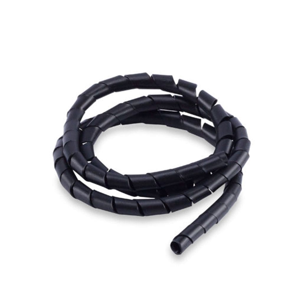 Organizador De Fios E Cabos 12mmx1.5m Forceline Preto