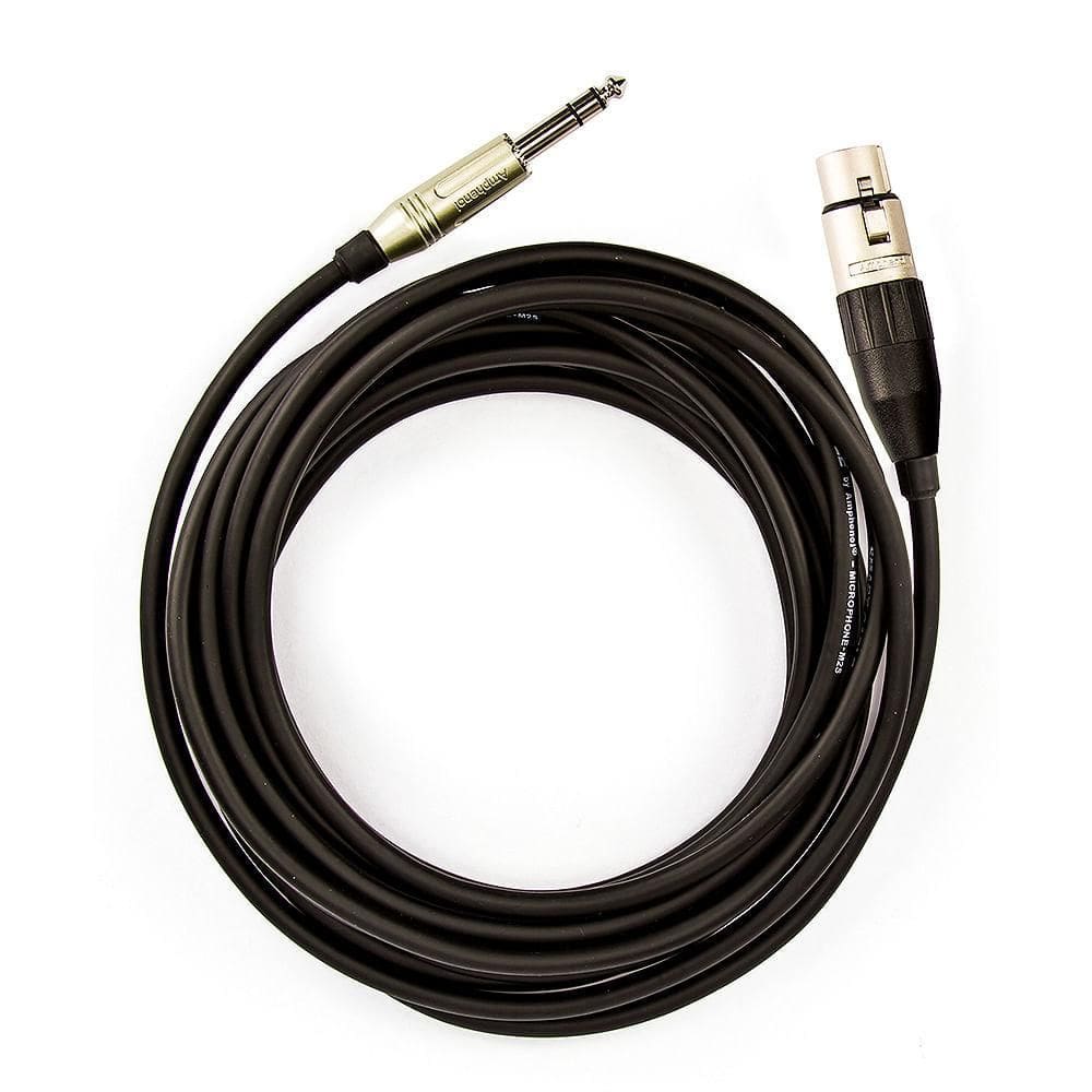 Cabo De Microfone P10 Estéreo Para Xlr Fêmea Amphenol 4M