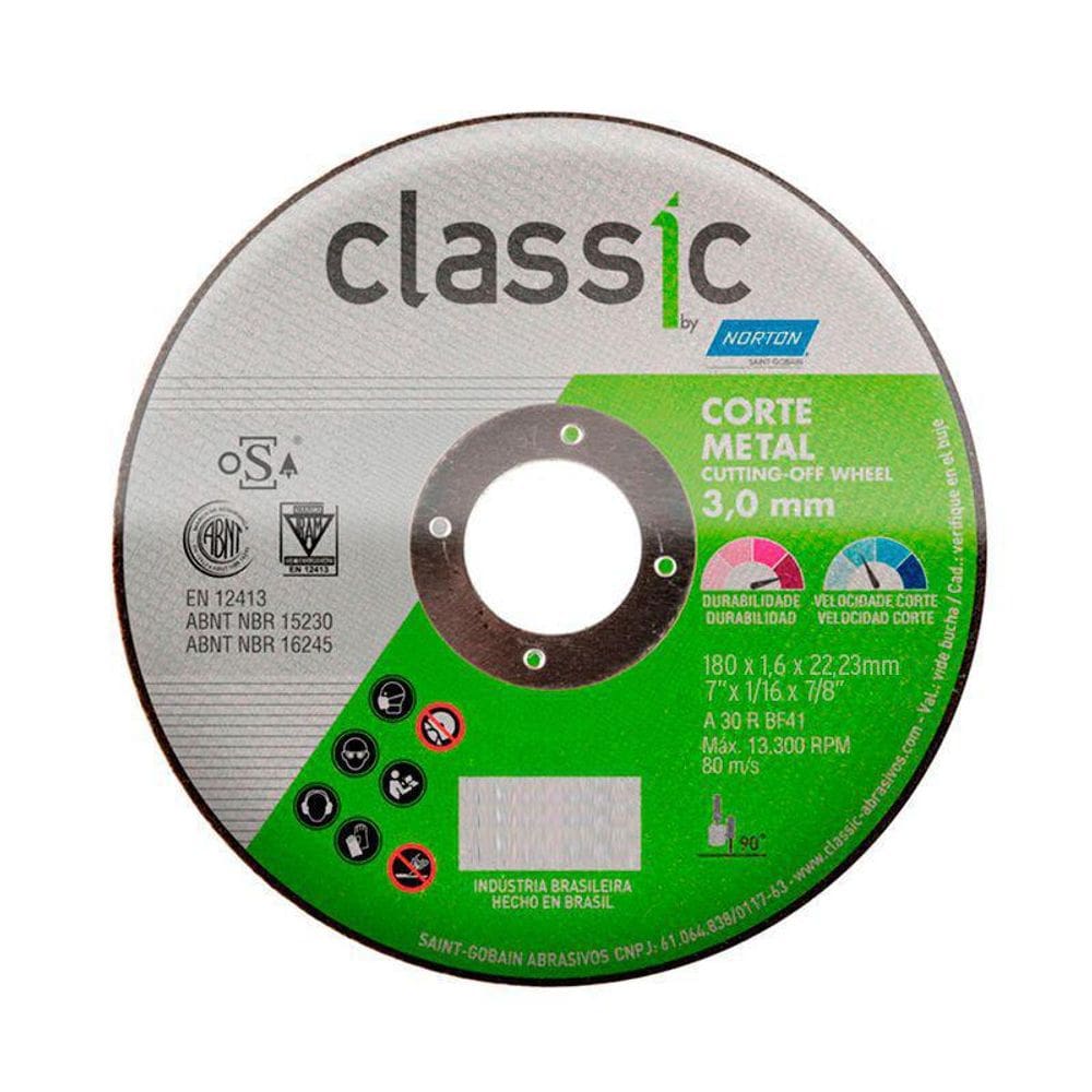 Disco Corte 7X1,6Mmx7/8 - Norton