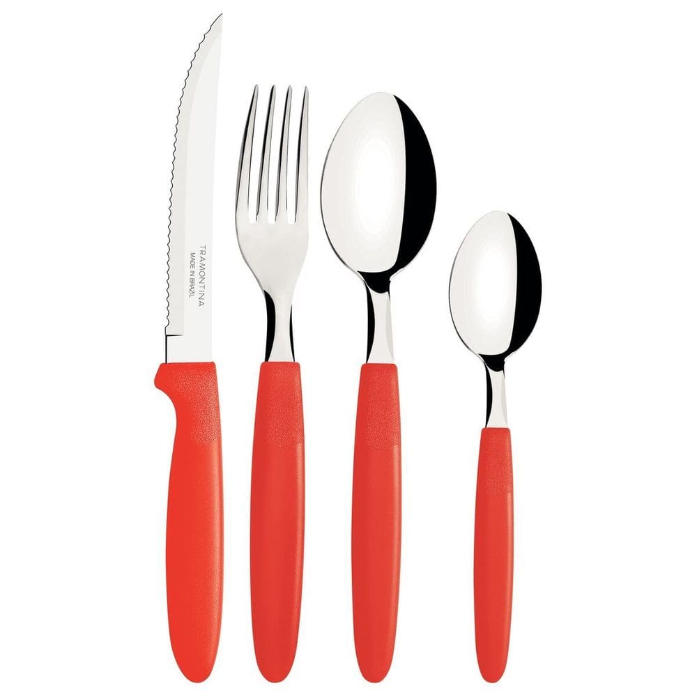 Jogo de Talheres Gaveteiro Ipanema 25 Pçs Polipropileno Aço Inox Tramontina