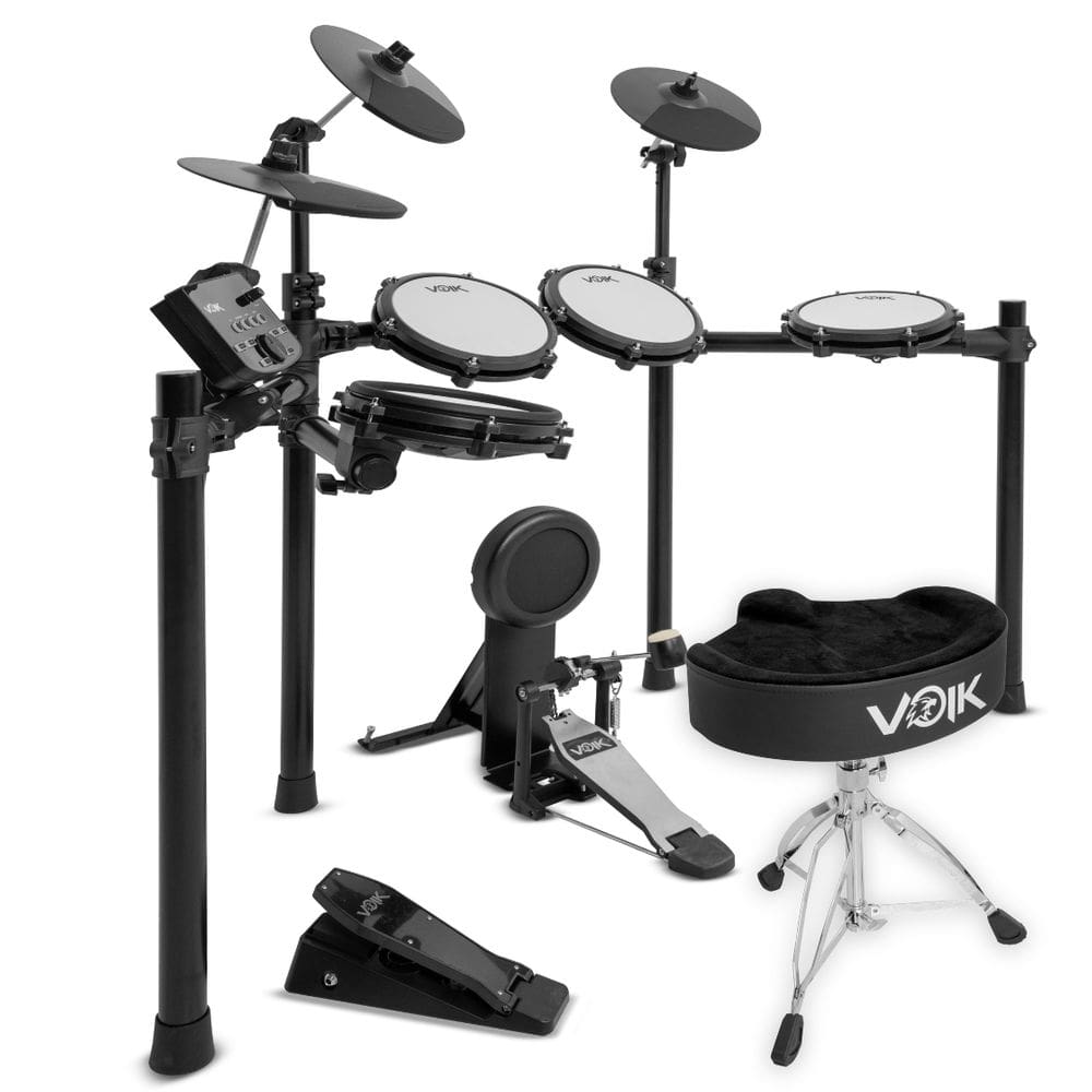 Bateria Eletrônica Profissional Midi Voik BOOST-700 Com Banco