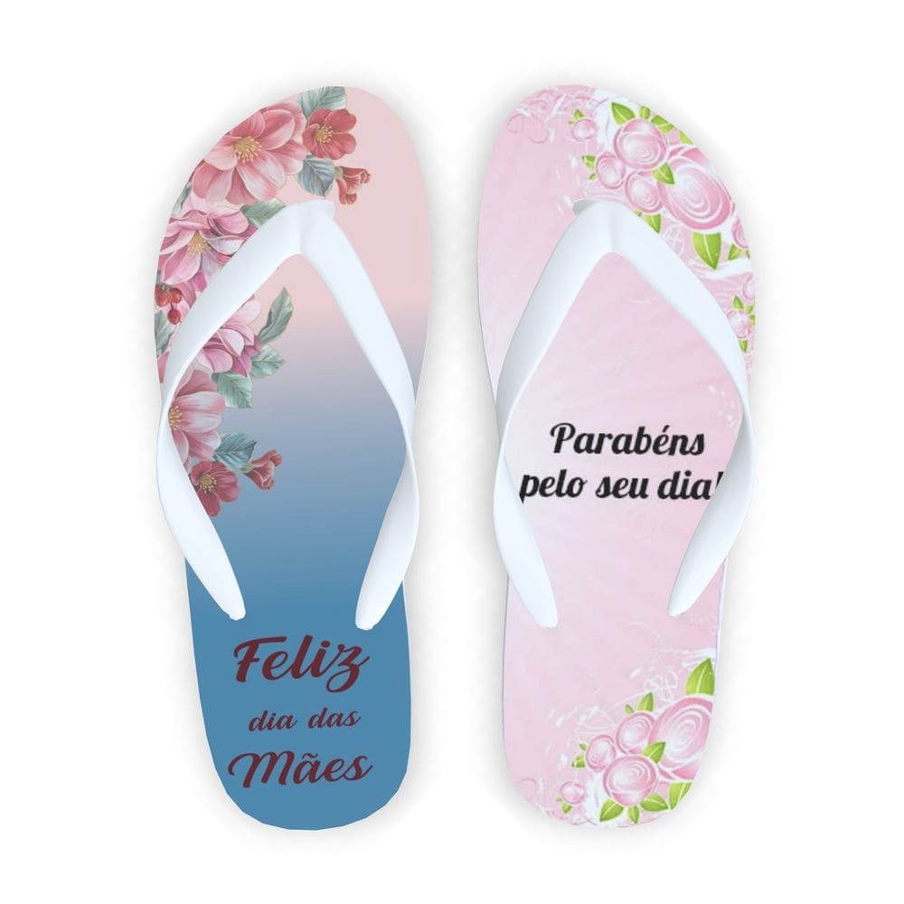 Chinelo Personalizado Dia das Mães – Presente Criativo e Exclusivo