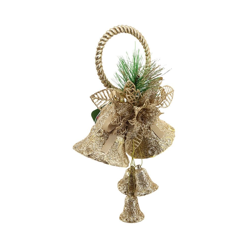 Adorno Parede Natal Le Dourado 20cm Guizo