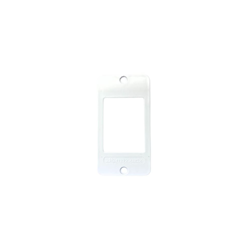 PLACA PVC 3 TECLAS 3/4&quot; BRANCA - MAXXBOX