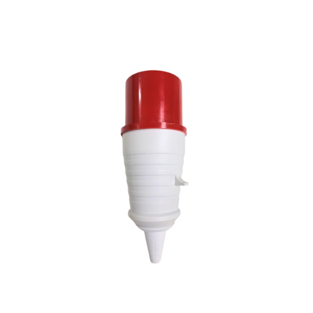 Plugue Industrial Móvel 2P+T 32A 9H Vermelho 380/440V - Margirius