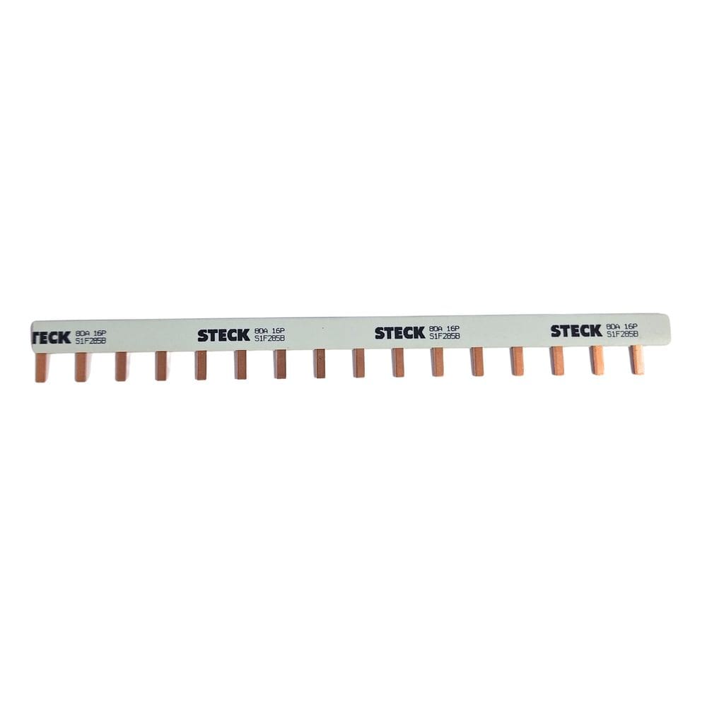 Barramento Unip 16P 80A - Steck