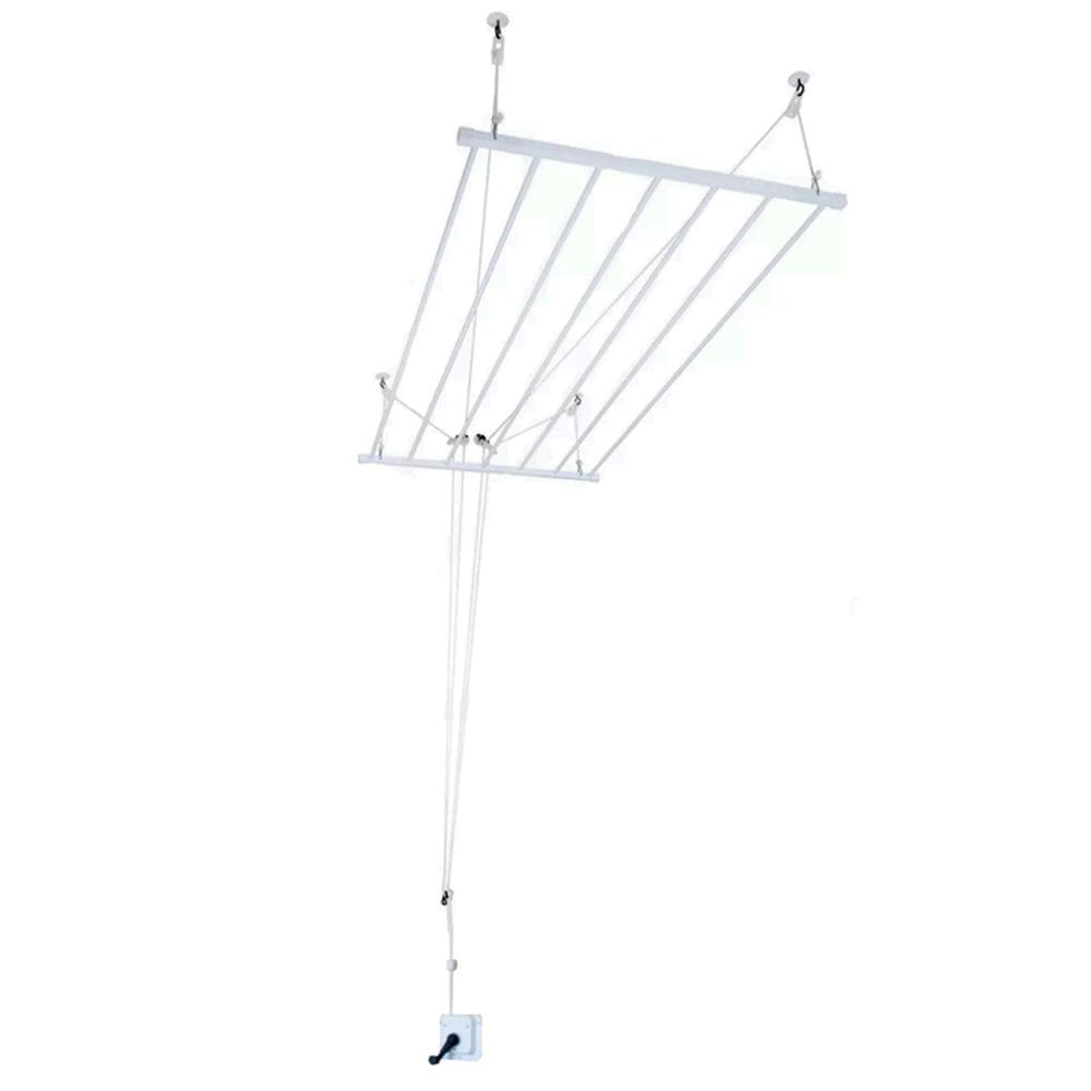 Manivela E Varal 100cm 8 Varetas Alumínio Reforçado