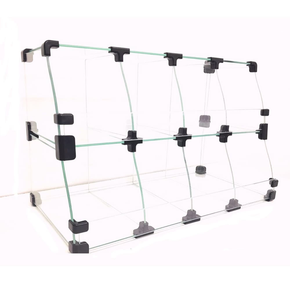 Baleiro De Vidro Piramide 0,50 X 0,30 X 0,25
