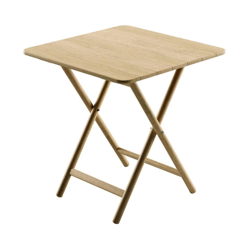 Mesa Dobrável Quadrada Tramontina Bossa 70x75 cm em Madeira Tauari Natural