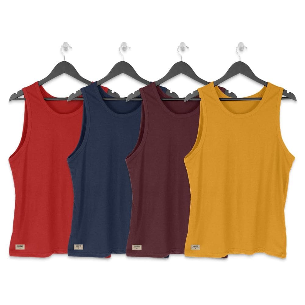 Kit de 4 Regatas Masculinas Design Moderno DNV