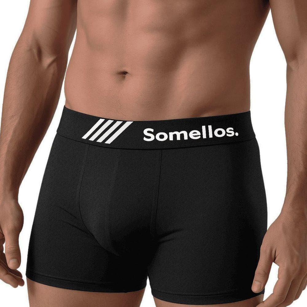 Cueca Boxer Somellos Masculina Cotton Premium  Confortável