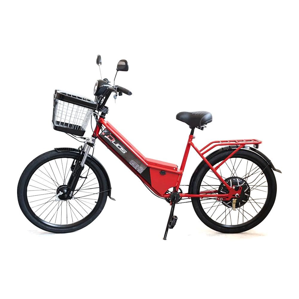 Bicicleta Elétrica - Duos New Confort 800w - Vermelha - Duos Bikes