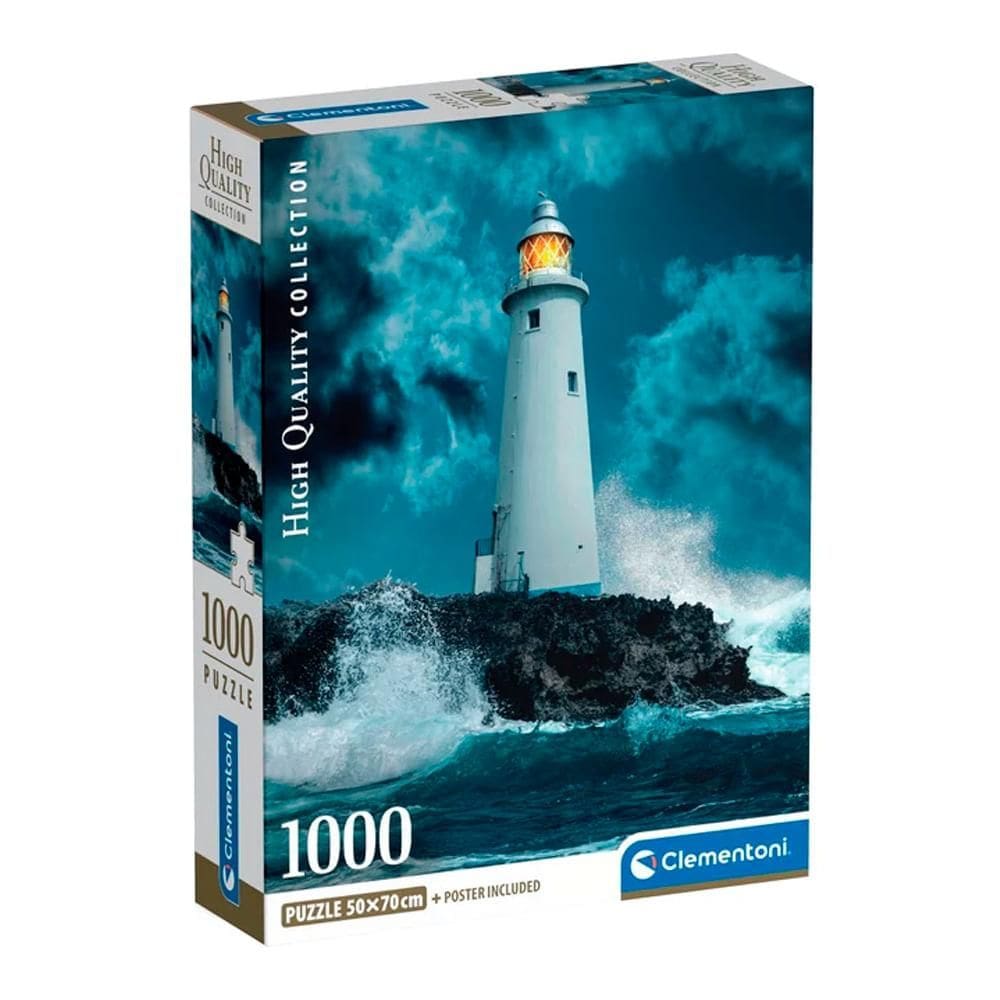 Puzzle 1000 Peças Farol no Rochedo - Clementoni 39991