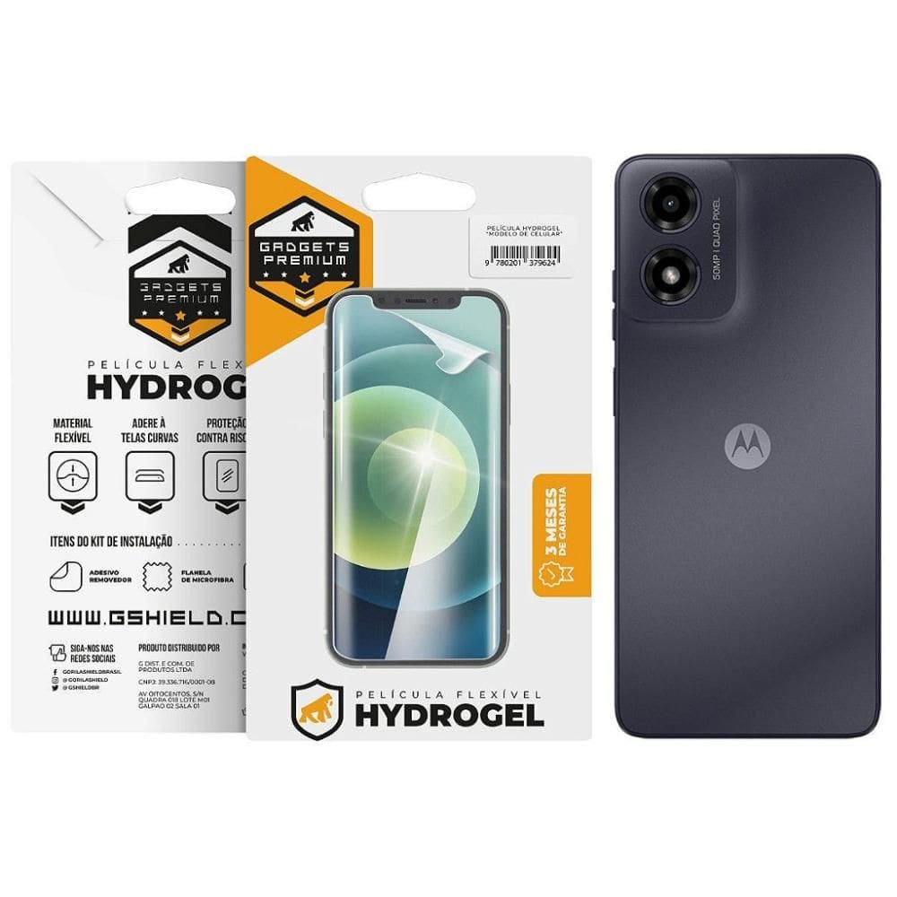 Película para Motorola Moto G04s - Traseira Hydrogel HD - Gshield