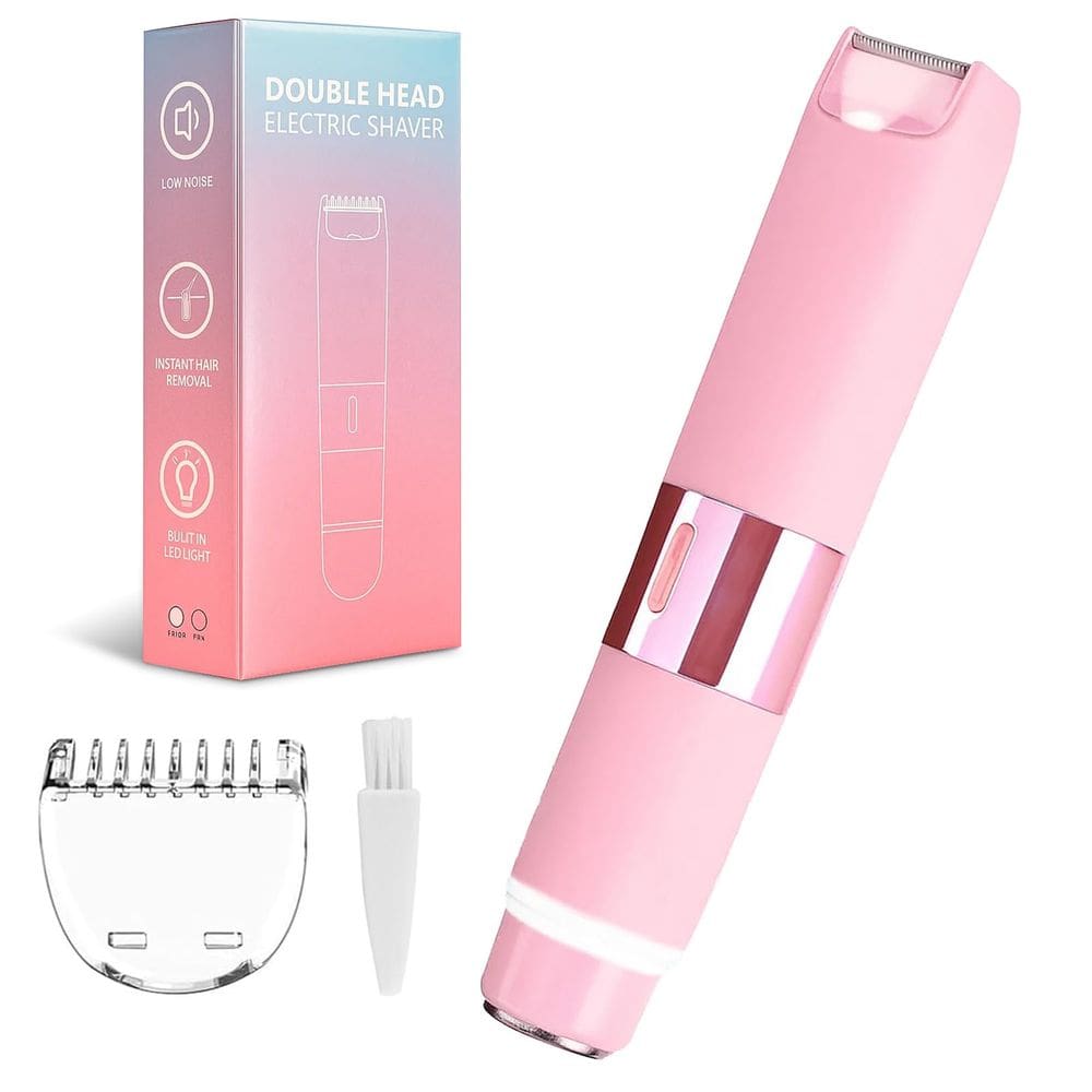 Aparador de biquíni EVANULLE 2 em 1 elétrico indolor rosa