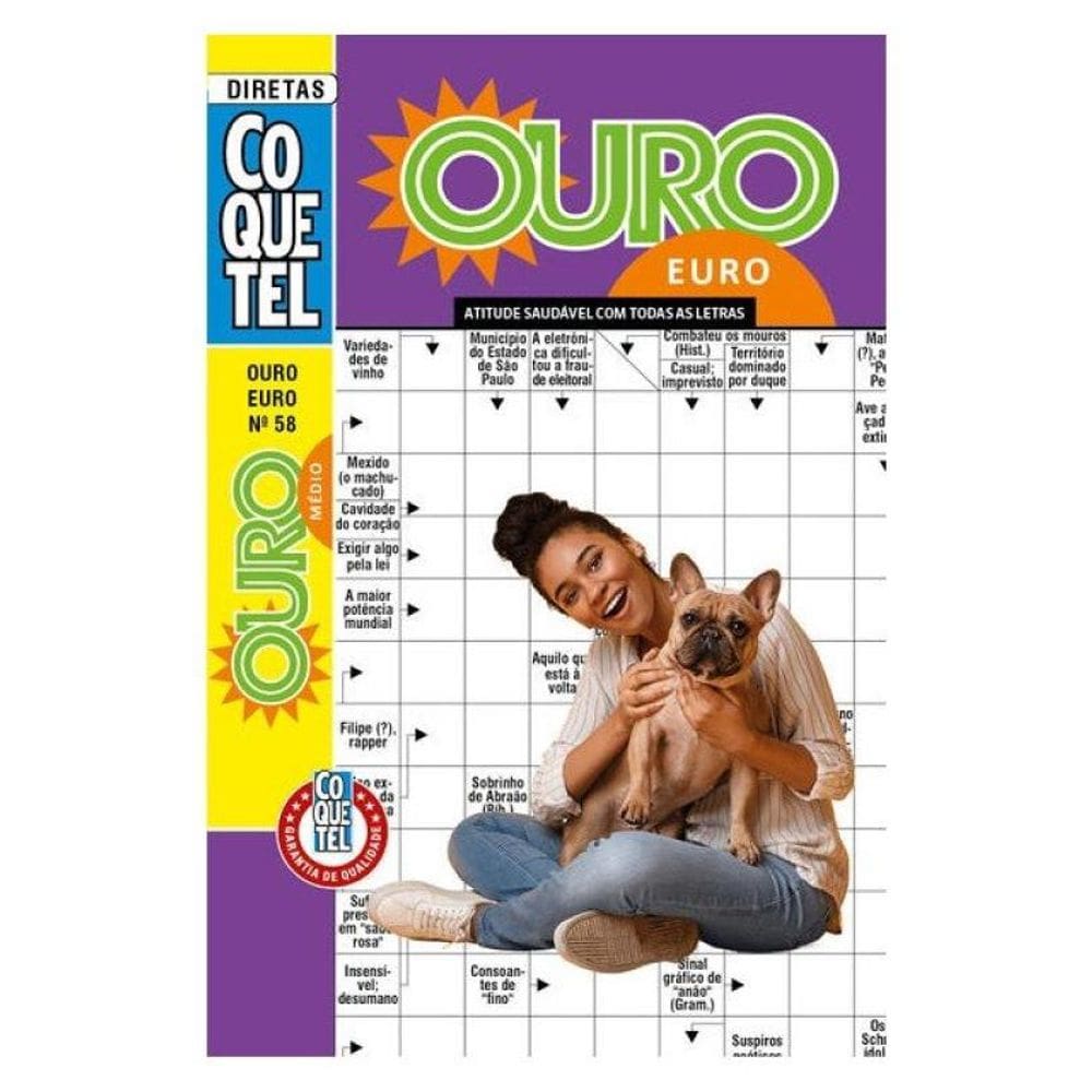 Palavras-Cruzadas Diretas Coquetel Ouro Euro 58 - Vol. 58