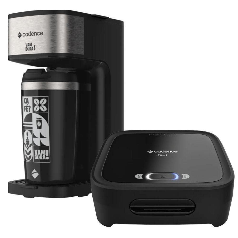 Kit Click Cadence - Sanduicheira E Cafeteira Vambora 220V