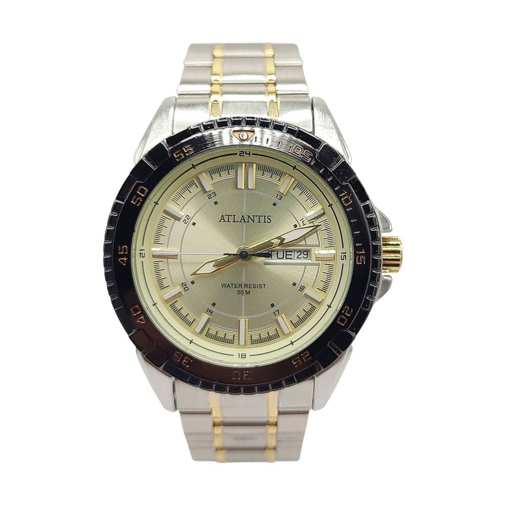 Relógio Atlantis Social Misto Resistente a Água 5atm