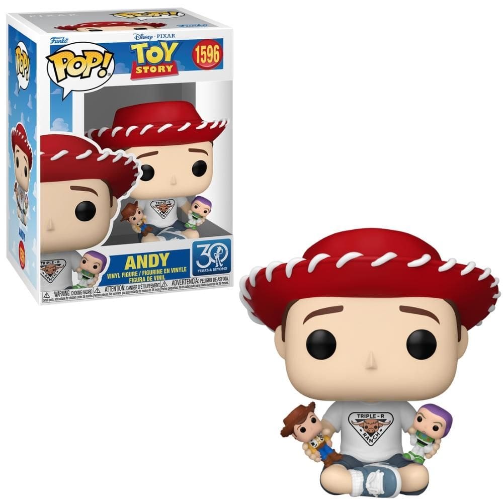 Boneco Funko Pop! Disney Toy Story 30 anos - Andy