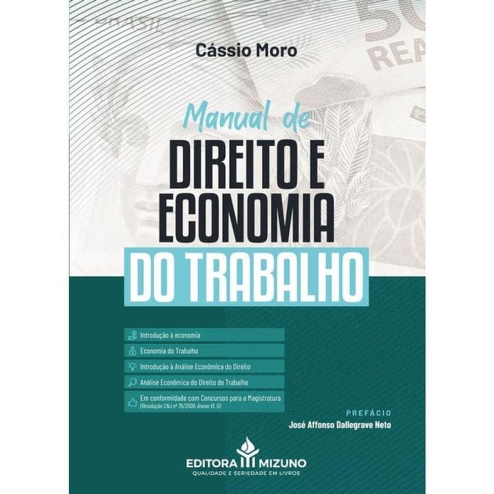 Manual De Direito E Economia Do Trabalho - 2025