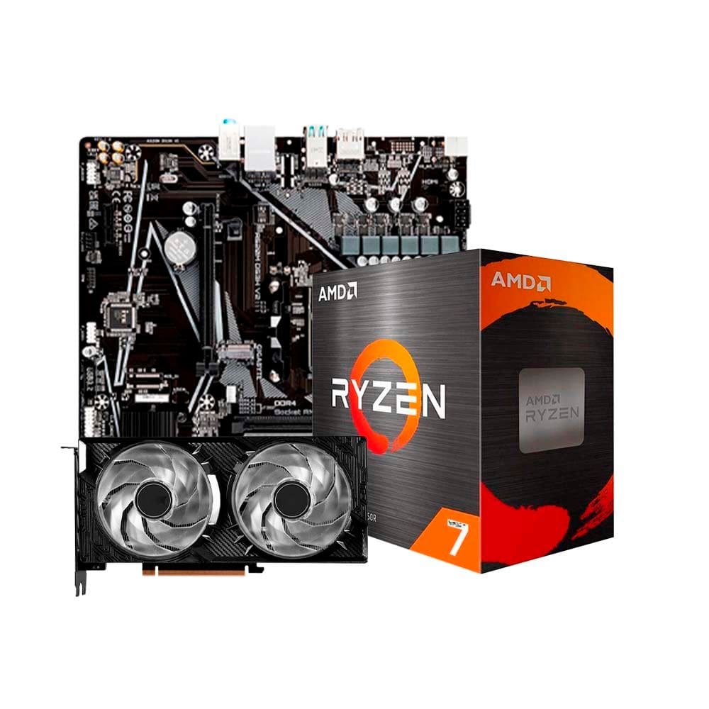 Kit Upgrade Ryzen 7 5700G, Placa Mãe A520M, Placa de Video RTX 5060 8GB, Neologic - NLI90473