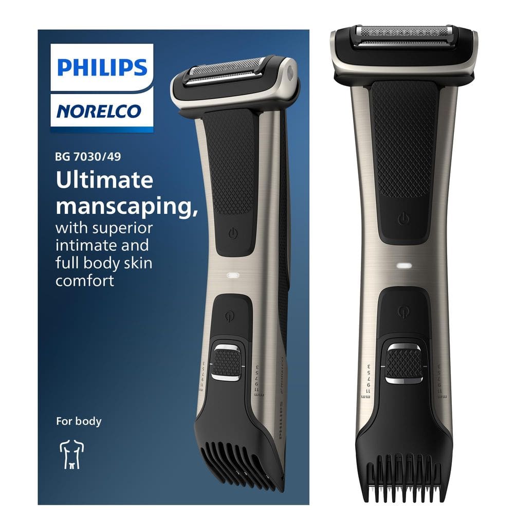 Aparador e barbeador à prova de banho Bodygroom Series 7000 Philips