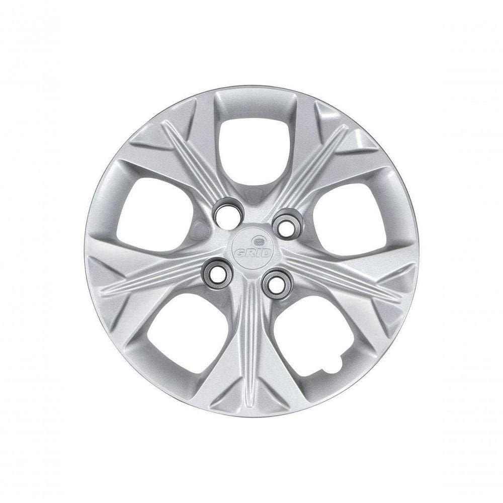 Calota Grid Aro 14p 378cb Prata Onix-prisma 2021