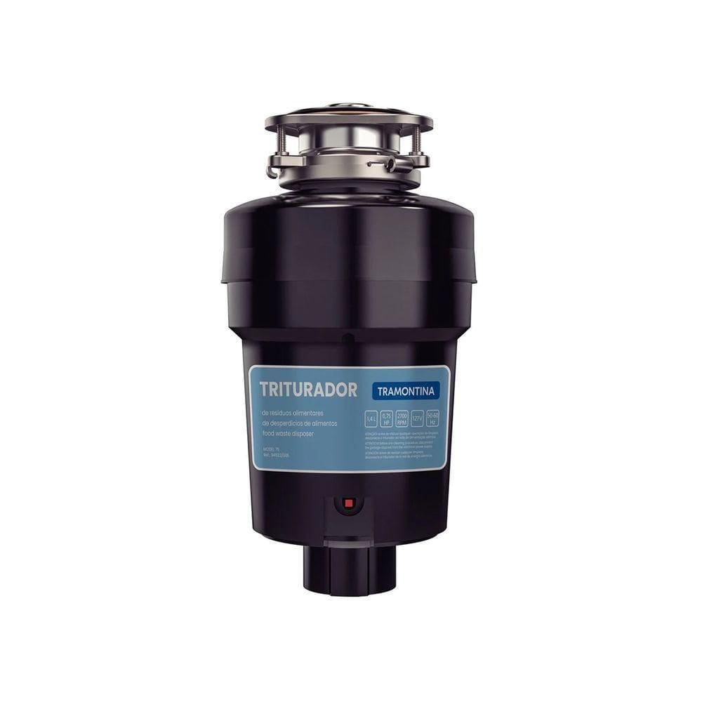 Triturador De Resíduos Alimentares Tramontina Para Cubas Ou Pias Com Furação Para Válvula De 4 1/2 Com Potência De 0,75