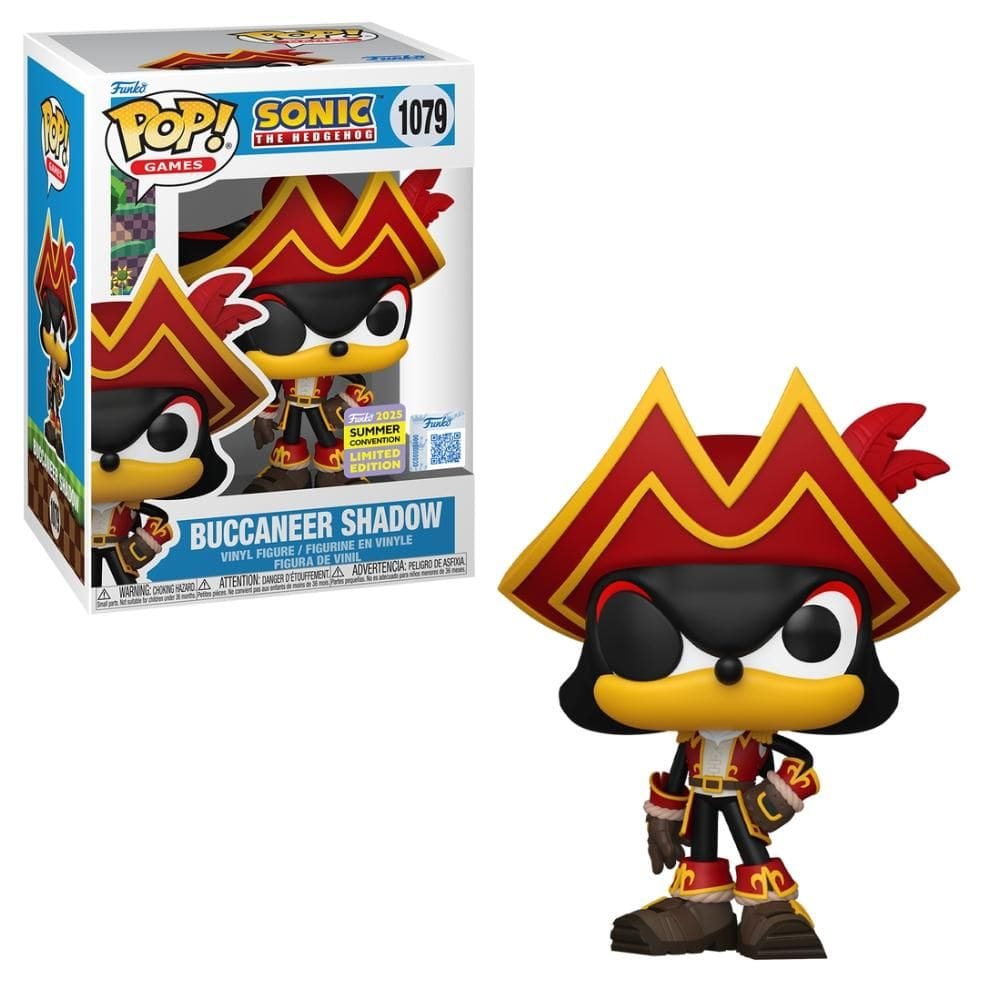 Boneco Funko Pop! SDCC25 Sonic the Hedgehog - Pirata Shadow