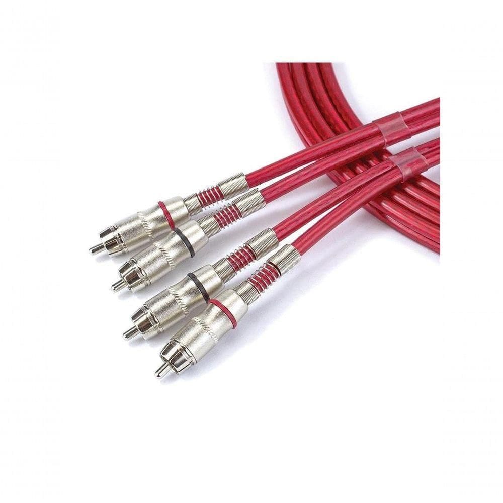 Cabo Santo Angelo Rca Paredao 3 Metros Estereo Vermelho...