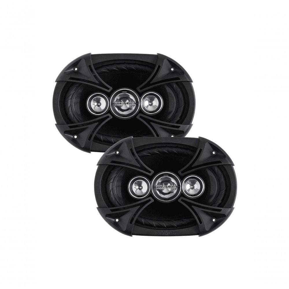 Alto Falante Bravox Quadriaxial B4x69bk 6x9 220w Rms 4r Par