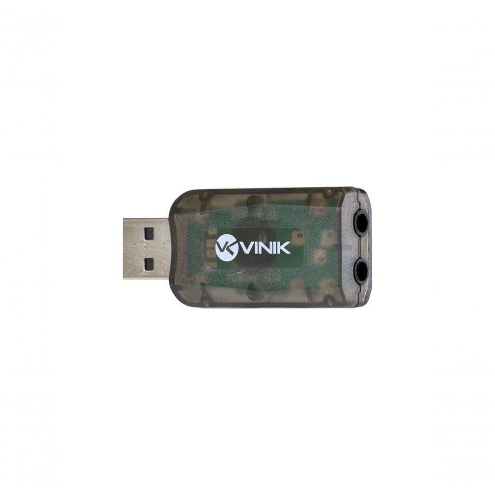 Adaptador Placa De Som Usb 5.1 Canais Virtual Ausb51