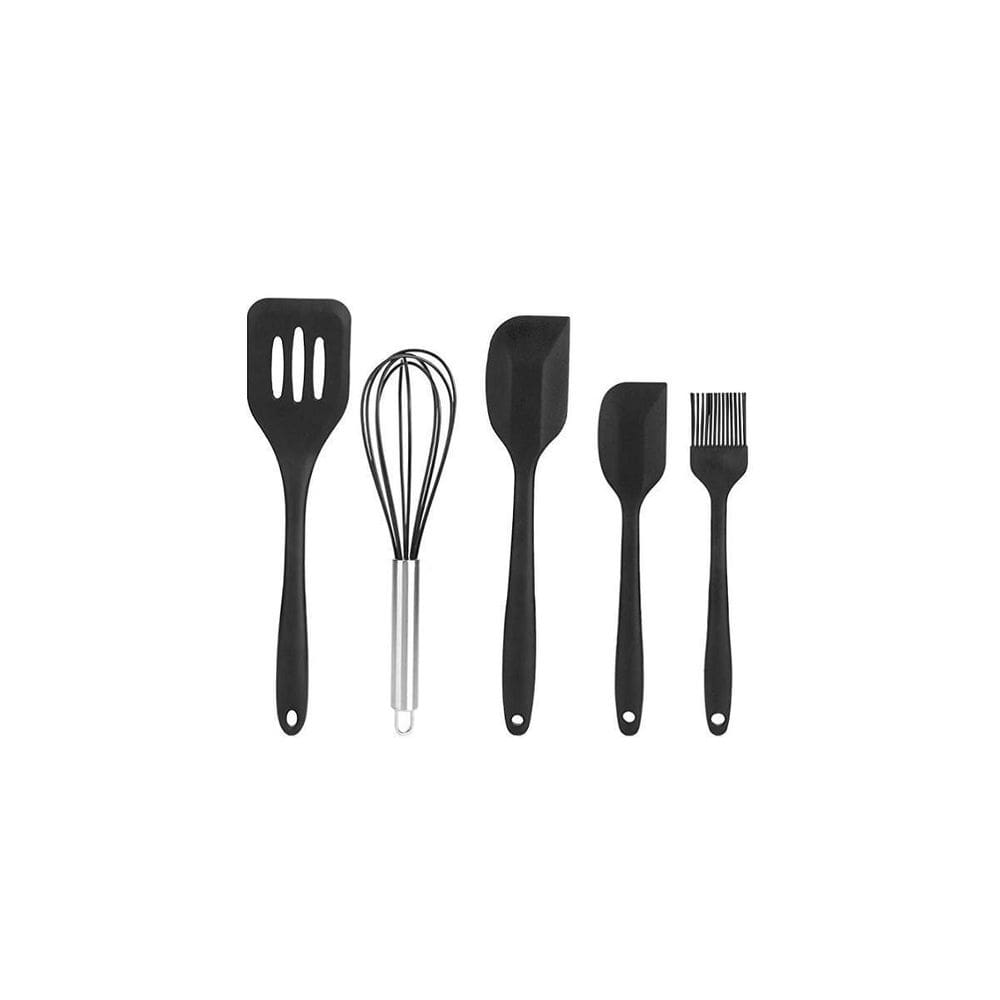 Conjunto De Utensílios De Cozinha De Silicone 5 Peças