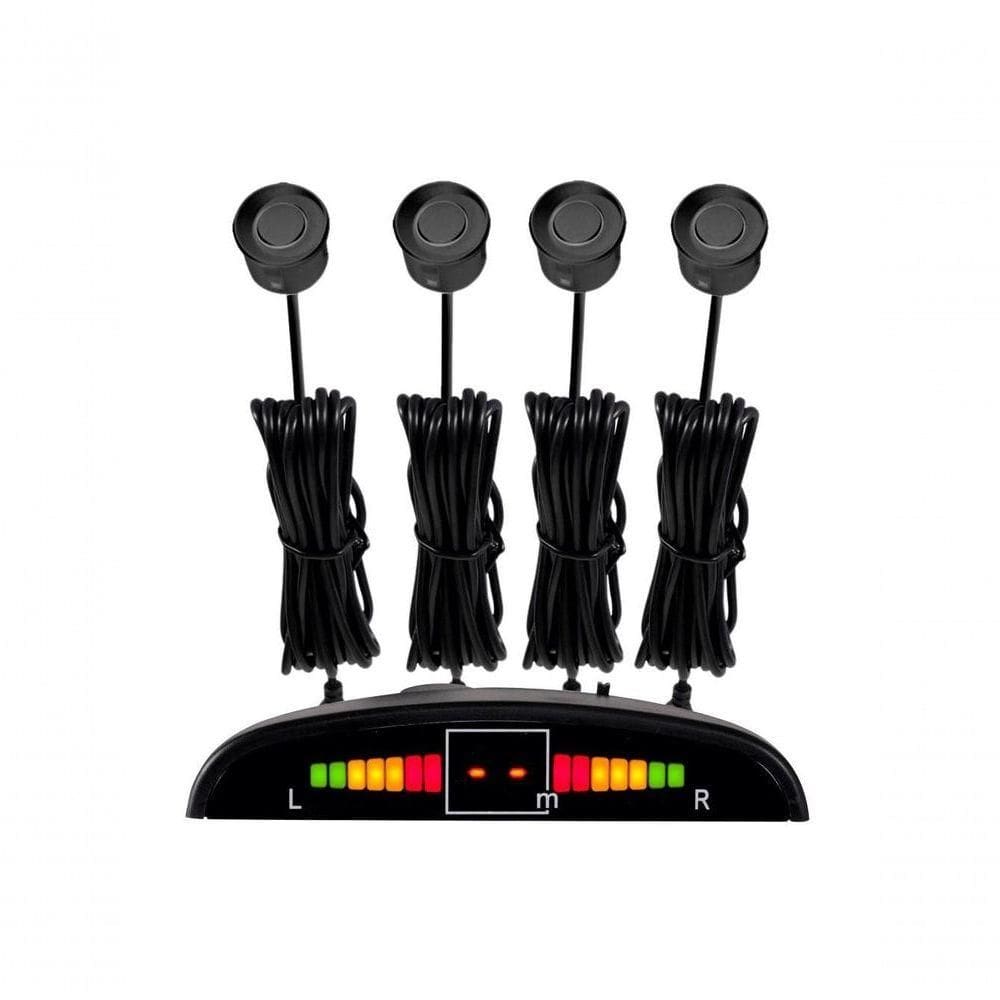 Sensor De Estacionamento Roadstar Rs304br - Preto Fosco