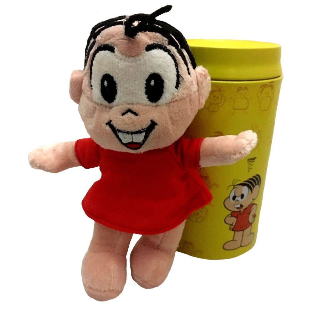 Boneca Pelúcia Pequena Mônica Com Cofre Turma Mônica - Tasco