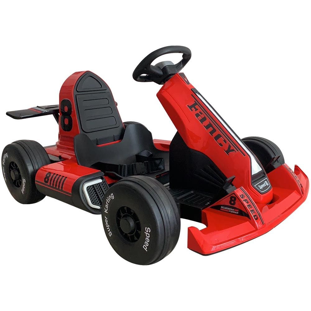 Carro Eletrico Infantil Kart Vermelho Controle Remoto 12V