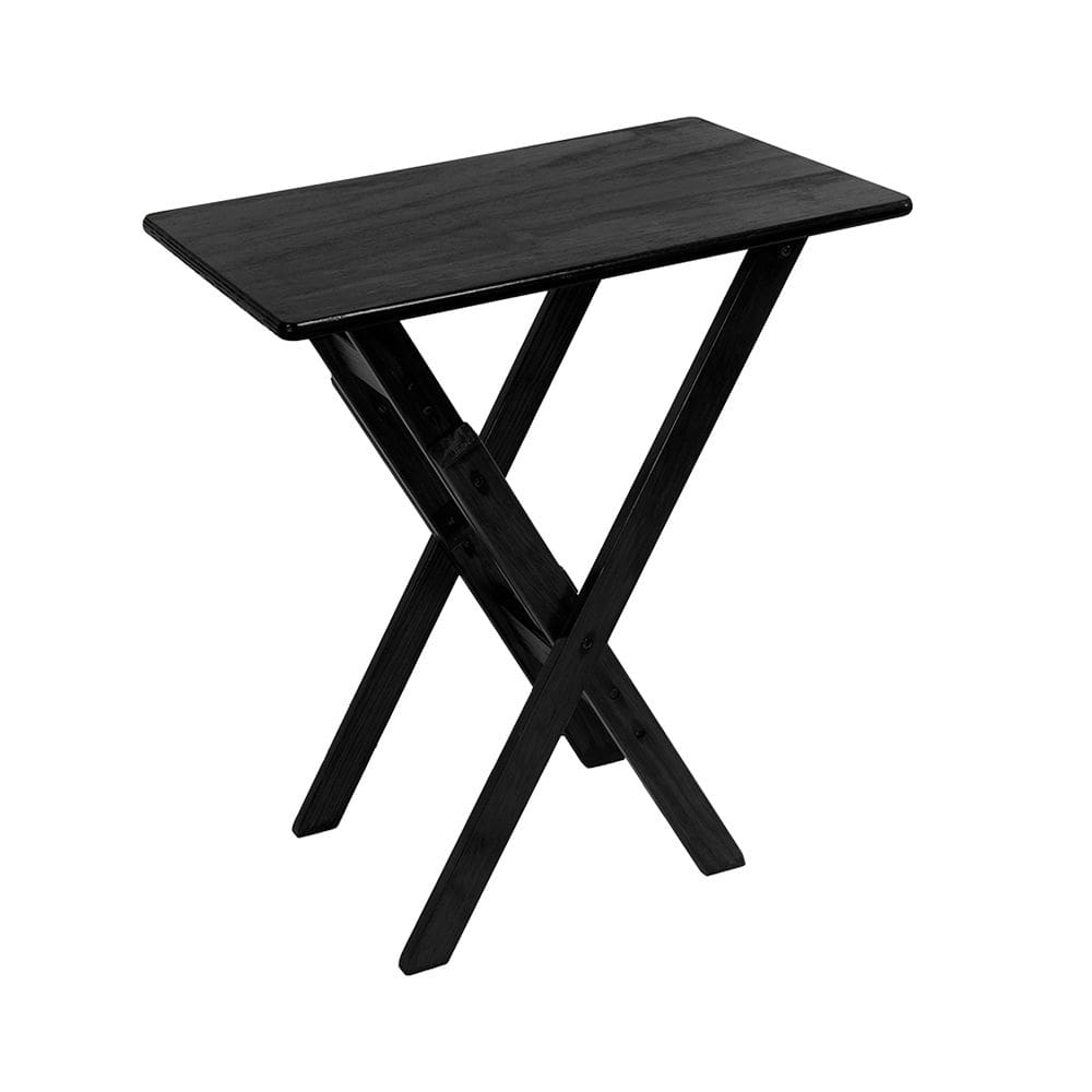 Mesa Multiuso Dobrável 68x43cm para Jantares Bares Preto