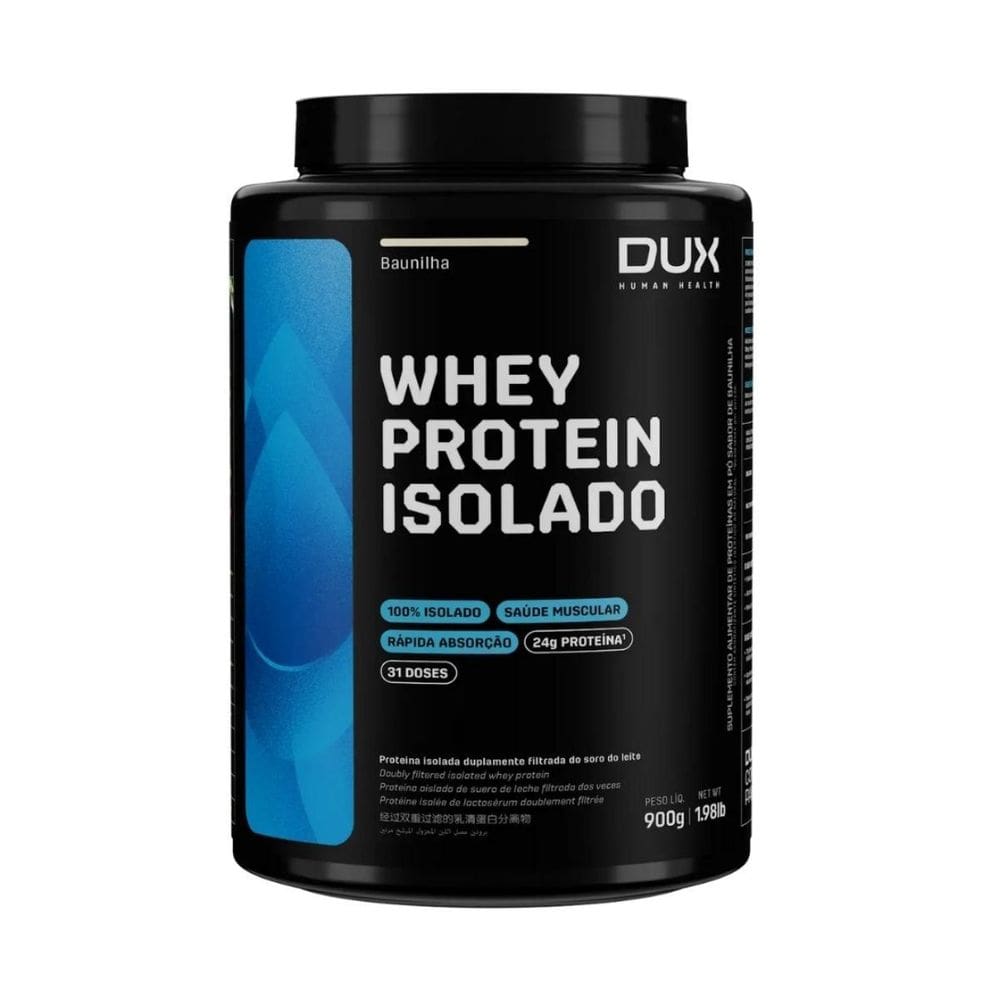 Whey Protein Isolado Dux Baunilha Pote 900g