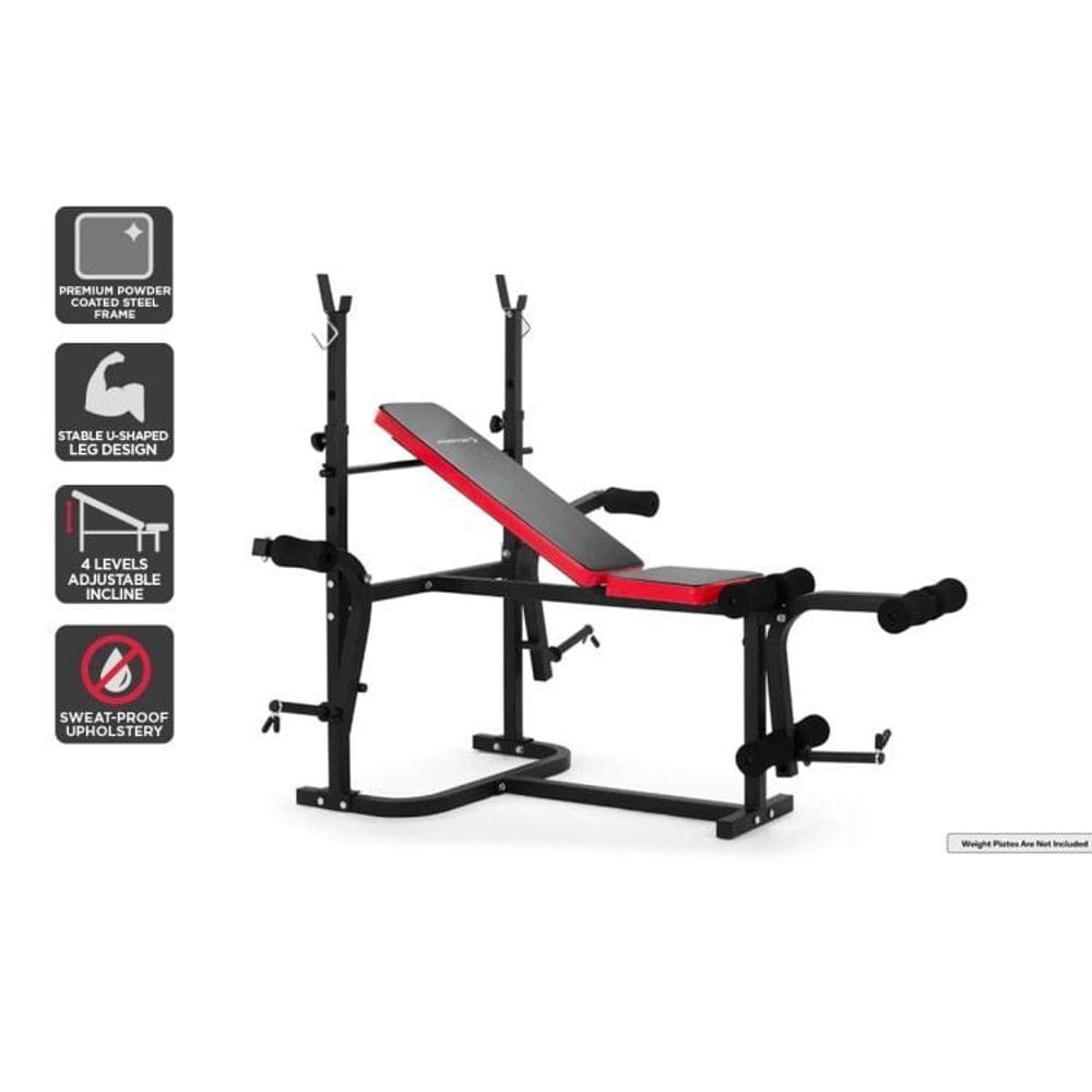 Banco De Supino Reclinavel Com Apoio Para Barra