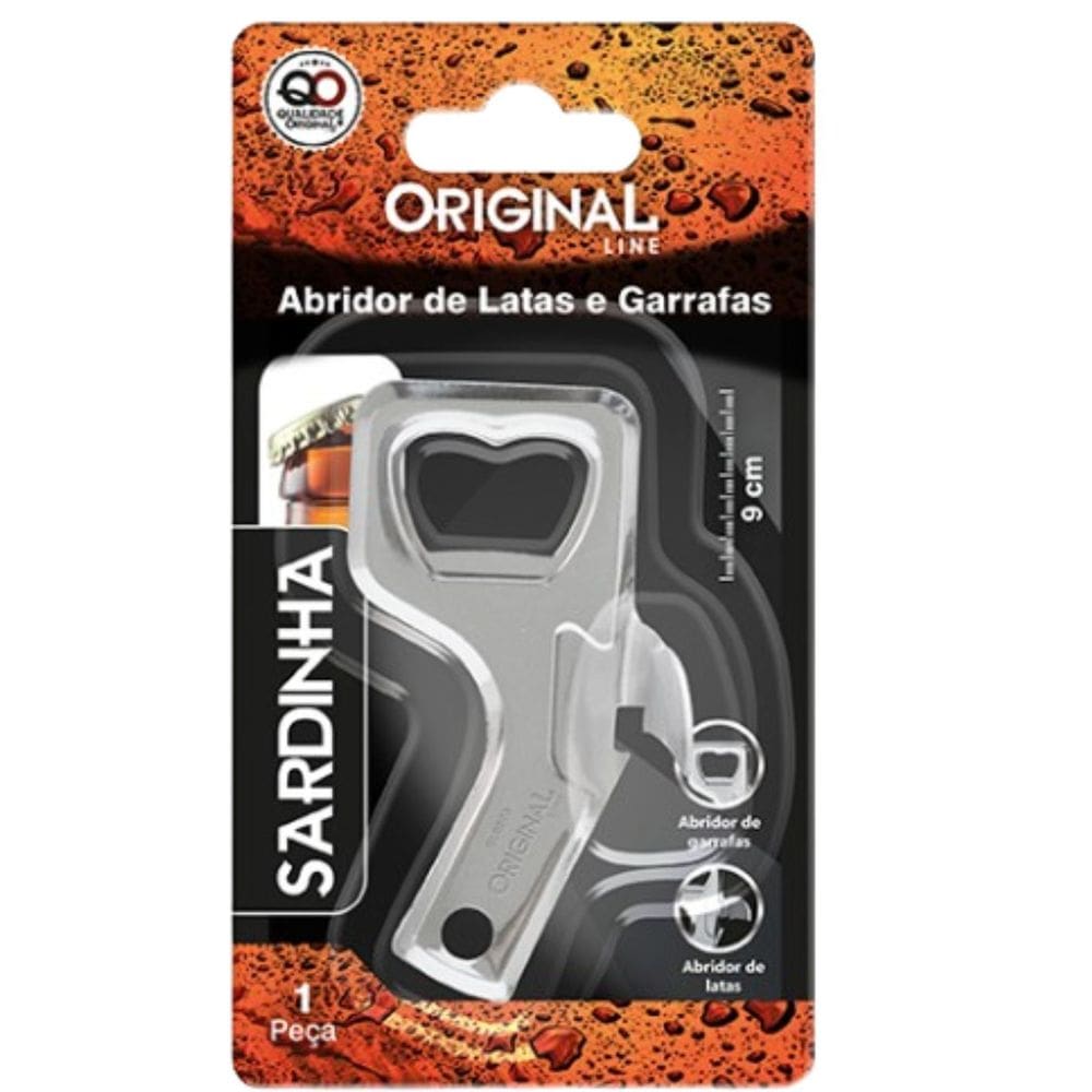 Abridor de Latas e Garrafas Aço Inox JJB Utilidades