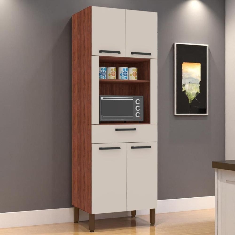 Paneleiro Micro 1 Gavetaametista Nogueira Off White