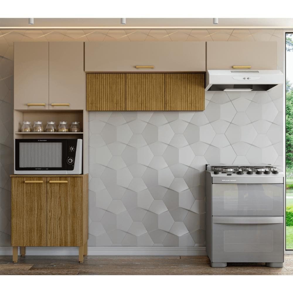 Cozinha Urbino Freijó Vanilla Ripado