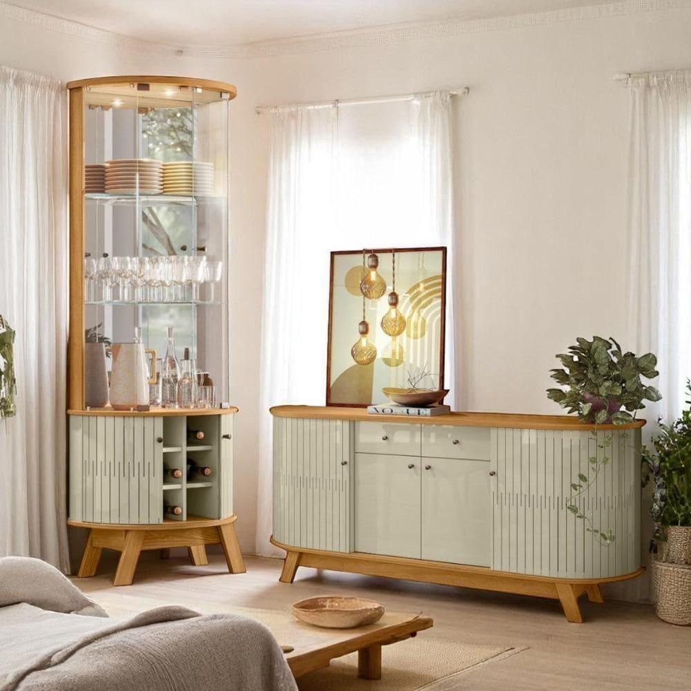 Conjunto Mônaco C/ Cristaleira Marina Cumaru/opala