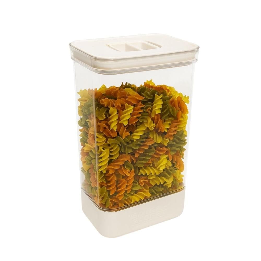 Pote Hermético Porta Mantimentos Tampa Cozinha 3200ml Branco