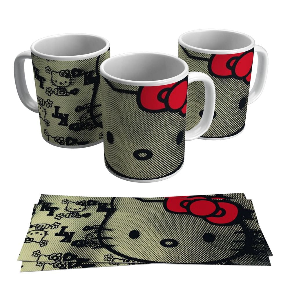 Caneca Hello Kitty Boneca Menina 325ml