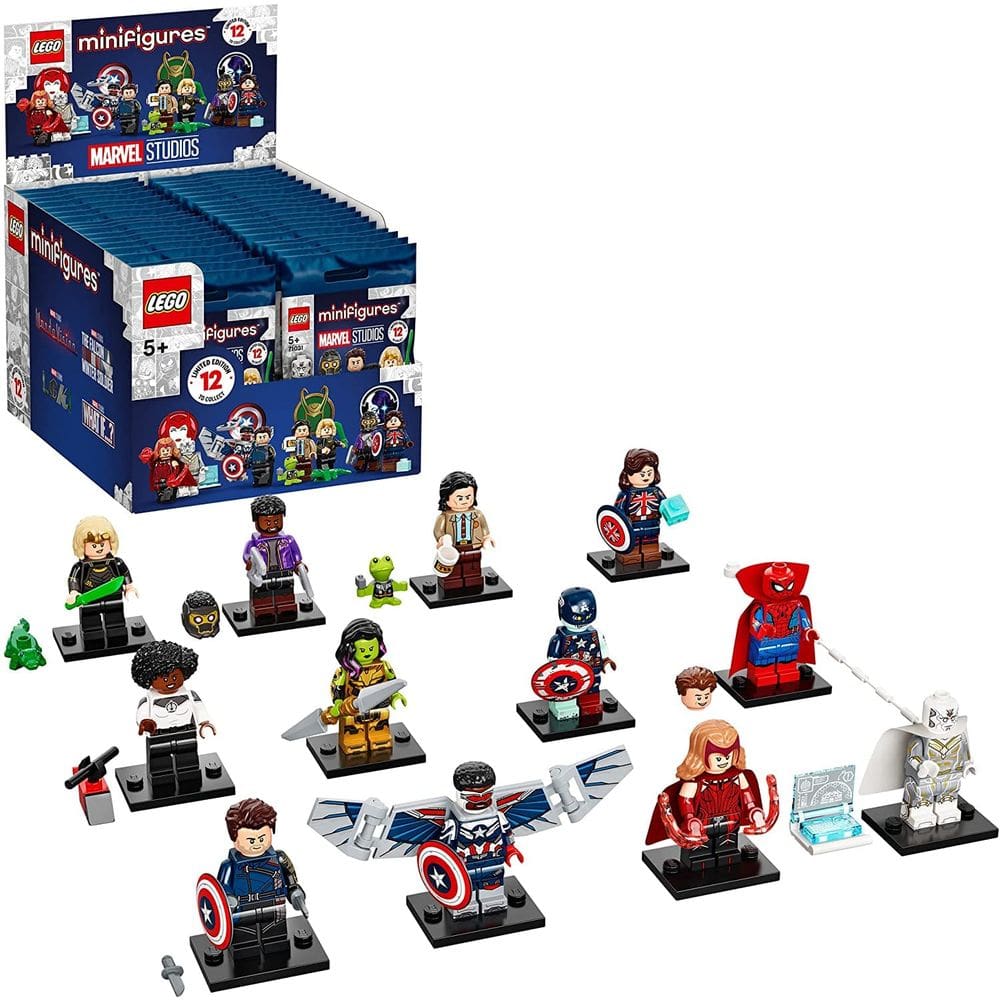 Conjunto completo de 12 minifiguras LEGO Marvel Series 1 71031